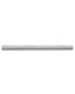 White Wood Grain 3/4x12 Pencil Liner Trim Molding Polished