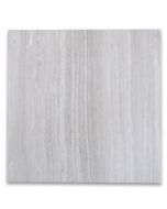 White Wood Grain 12x12 Tile Polished
