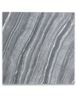 Silver Wave Black Forest Marble 12x12 Tile Honed